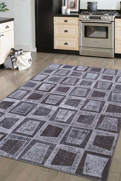 Conceptum Folk Chenille - Alfombra negra 75 x 230 cm Conceptum Folk Chenille - Alfombra negra 75 x 230 cm